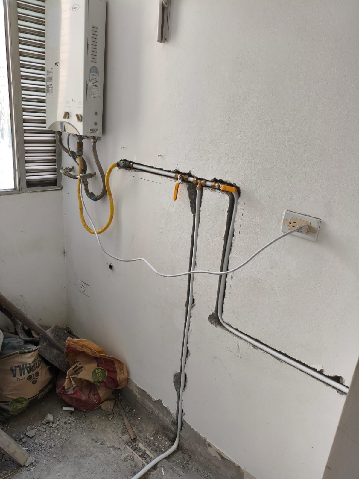 Detalle de instalación técnica
